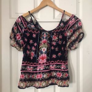** LAST CALL** Floral off the shoulder top